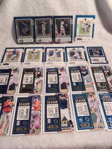 lot 2006 image: Panini Contenders Season Ticket Baseball Card Collection - 19 ct