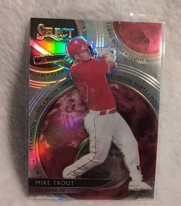 lot 2008 image: Mike Trout 2020 Panini Select Baseball Moon Shots Insert Card