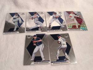 lot 2015 image: Panini Mosaic Baseball Cards Lot - 6 Cards Including Rookies