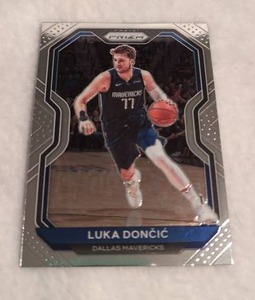 lot 3003 image: Luka Doncic Dallas Mavericks Panini Prizm Basketball Card