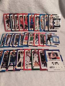 lot 3012 image: NBA Contenders Trading Card Collection with Season Ticket Cards - 28 ct