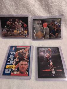 lot 3028 image: 1990s NBA Basketball Trading Cards Collection Fleer Ultra Skybox - 4 ct