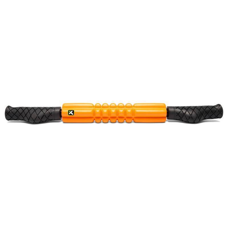 lot 3349 image: TriggerPoint GRID STK Hand Held Foam Roller Orange EVA Material, Whole Body Therapy - Retail $62