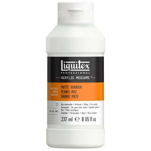 lot 3376 image: Liquitex Matte Varnish  8 oz.