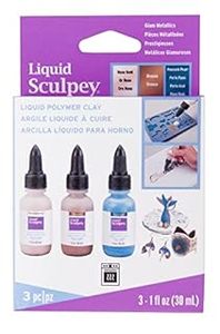 lot 3427 image: Polyform Sculpey Liquid Multi Pack Glam Metlcs 3pc