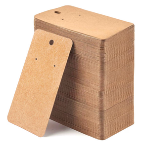 lot 3450 image: Lot of black and brown earring card holders