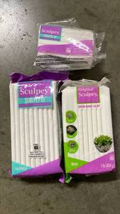 lot 3452 image: Lot of 2 12 bars of Sculpey II polymer clay