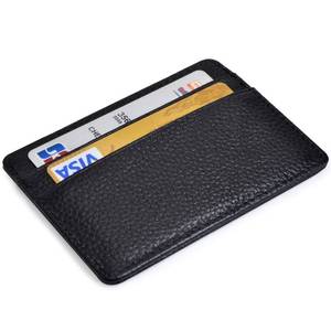 lot 3474 image: EASTNIGHTS Credit Card Holder Slim Wallet Leather Minimalist Wallet with ID Window (black)