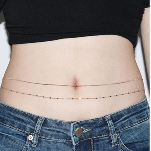 lot 3475 image: Gold Waist Chains for Women