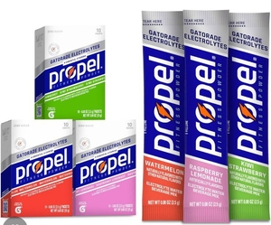 lot 3021 image: Propel Electrolyte Enhanced Water Drink Mix Powder Packets Multi-Flavor Pack 30 Packets Total