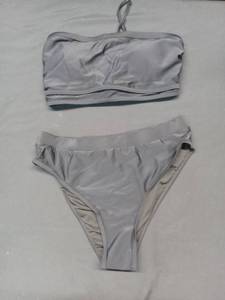 lot 3031 image: Zaful Black Two-Piece Bikini Set Strapless  Medium