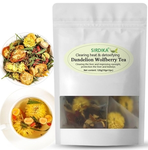 lot 3037 image: Dandelion Wolfberry Tea - Kidney & Liver Health Tea 12 Bags