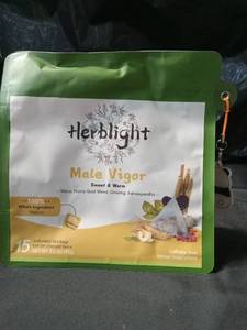lot 3053 image: Herblight Male Vigor Herbal Sweet & Warm 15 Tea Bags
