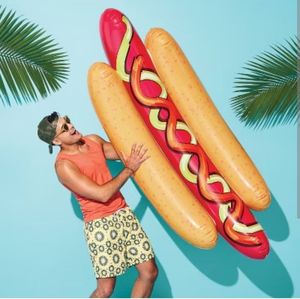 lot 3054 image: Sun Squad Inflatable Giant Hot Dog