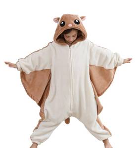lot 3059 image: ATOZ Unisex Children Animal Flying Squirrels Onesie, Halloween Costume Pajamas Christmas Cosplay Sleepwear For Boys Girls 10-11Y