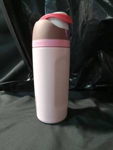 lot 3099 image: Owala 16oz Kids FreeSip Stainless Steel Water Bottle - Cake Pop