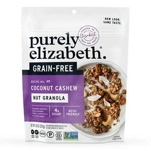 lot 3130 image: Purely Elizabeth GRAIN-FREE GRANOLA coconut Cashew 8oz