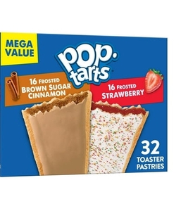 lot 3133 image: Pop-Tarts Variety Pack Toaster Pastries  Breakfast Foods  Shelf-Stable  54.1 oz (32 Count)