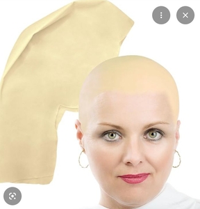 lot 3178 image: Latex Bald Cap Halloween Costume Accessory