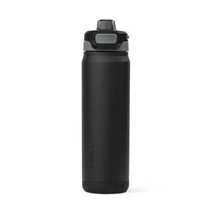lot 3279 image: Zulu 24oz Stainless Steel Powerfill Pro Water Bottle - Black