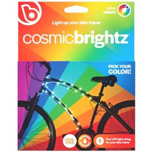 lot 3292 image: Brightz Cosmic LED Bike Light - Color Morphing ABS Material, 36-Hour Battery Life