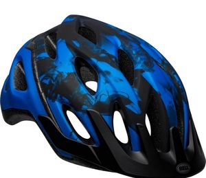 lot 2634 image: Bell Frenzy Youth Bike Helmet - Blue Vapor