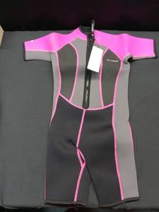 lot 2658 image: Well Path Girls Wet Suit Pink and Black Size 10