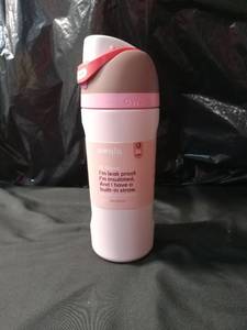 lot 2674 image: Owala 16oz Kids FreeSip Stainless Steel Water Bottle - Cake Pop