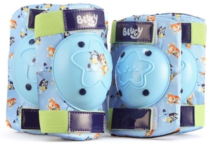 lot 2772 image: Bluey Childrens Elbow and Knee Pads Safety Set