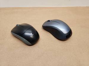 lot 16 image: Lot of 2 Logitech Wireless Computer Mice with USB Receivers