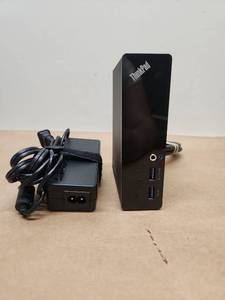 lot 30 image: Lenovo ThinkPad OneLink Pro Dock DU9033S1 with Power Adapter