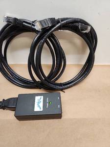 lot 56 image: Ubiquiti PoE Power over Ethernet Injector with Ethernet Cables