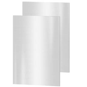 lot 8134 image: 2 Pack 304 Stainless Steel Sheets, 12 x 6 x 18 Inch Stainless Steel Plates 10 Gauge(3MM) Thickness Stainless Steel Shim Plates Metal Sheets for Kitchen DIY Craft Making - Retail $27