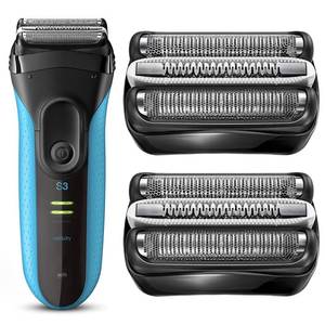 lot 8136 image: 32B Series 3 Replacement Head for Braun ProSkin Electric Shaver, Compatible with Braun Foil Shaver 3000s 3010s 3020s 3030s 3040s 3050cc 3070cc 3080s 3090cc 320 330 340 350cc (2 Pack) - Retail $30