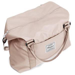 lot 8159 image: Womens travel bags, weekender carry on for women, sports Gym Bag, workout duffel bag, overnight shoulder Bag fit 15.6 inch Laptop (Large, Off White) - Retail $26