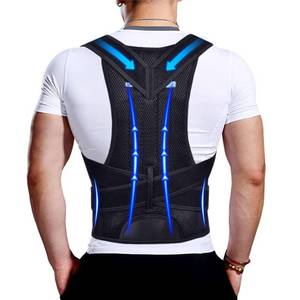 lot 8199 image: Upgraded Posture Corrector Back Brace for Men and Women, New Version Lumbar Support for Posture Improving and Pain Relief, Full Back Support for Neck, Shoulder, Waist Pain - Retail $34