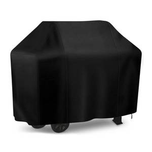 lot 8200 image: i COVER Grill Cover, 58 inch BBQ Grill Cover for Outdoor Grill, Anti-UV & Fade Resistant Gas Grill Cover, Waterproof Barbecue Grill Covers for Weber, Char-Broil, Nexgrill and More, Black - Retail $8