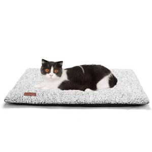 lot 8202 image: Self Warming Cat Bed Self Heating Cat Dog Mat 24 x 18 inch Extra Warm Thermal Pet Pad for Indoor Outdoor Pets with Removable Cover Non-Slip Bottom Washable Non Electric - Retail $23