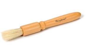 lot 8254 image: Coffee Grinder Cleaning Brush, Wood Handle & Natural Bristles Wood Dusting Espresso Brush Accessories for Bean Grain Coffee Tool Barista Home Kitchen - Retail $7