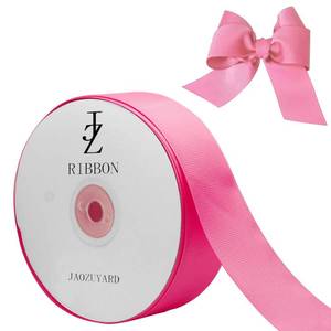 lot 8274 image: JaoZuyard Pink Grosgrain Ribbon 1-12 Inch X 50 Yards Pink Grosgrain Ribbon for Crafts Gift Wrapping Hair Accessories Wedding Decor Sewing and Bow Making Holiday Decoration Gift Ribbons - Retail $9