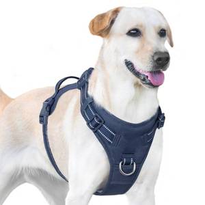 lot 8311 image: Sunraymascota No Pull Dog Harness, Reflective Puppy Vest for Small Medium Large Sized Dog(Prussian Blue,XS) - Retail $24