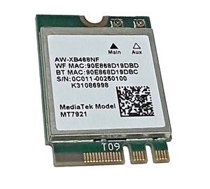 lot 8301 image: MediaTek WiFi Chip Model MT7921