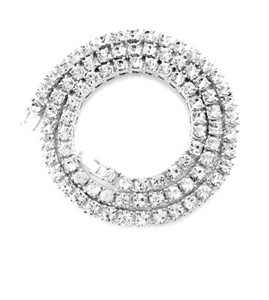 lot 8304 image: HHBLING Empire Fake Diamond Necklace