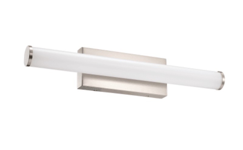 lot 278 image: New Miseno 24 LED Wide Vanity Bath Bar Light, Brushed Nickel Retail $130