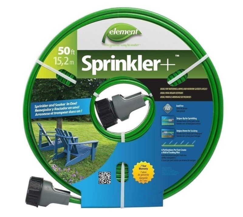 lot 183 image: Swan Products Element Sprinkler Soaker Hose 50 (50Ft, Green)