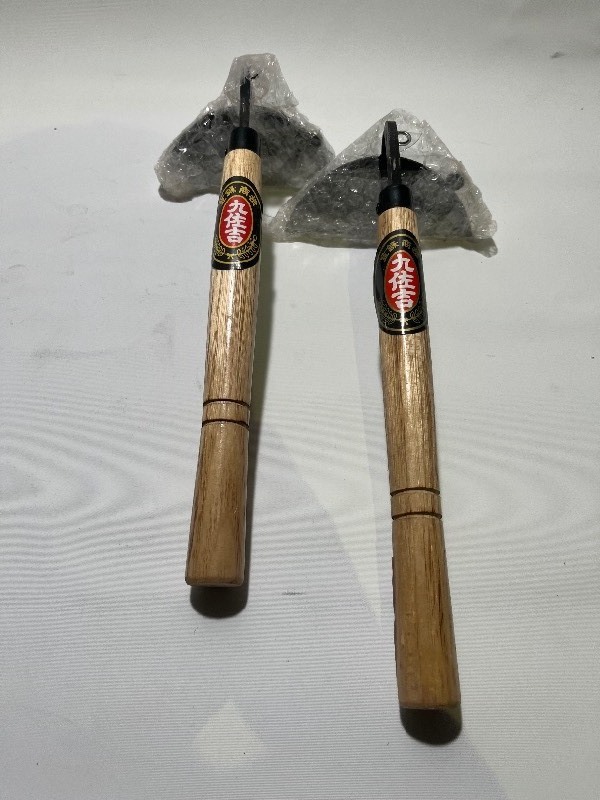 lot 154 image: Bundle of 2 Japanese Weeding Sickle Very Sharp Edge Quick Work - Gardening Work Done Quick