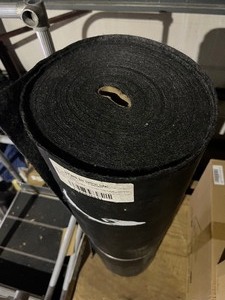 lot 56 image: XL 36 Fabric Felt Material - Black