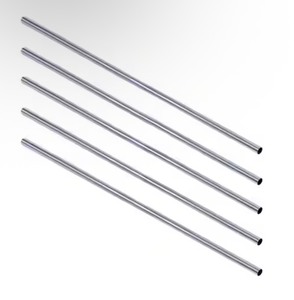 lot 179 image: 60 in. Steel Shower Rod in Polished Chrome (5-Pack)