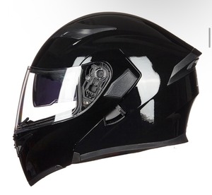 lot 11 image: ILM Motorcycle Dual Visor Flip up Modular Full Face Helmet DOT with 6 Colors Model 902 (M, Gloss Black) Medium w Carrying Bag Retails $109