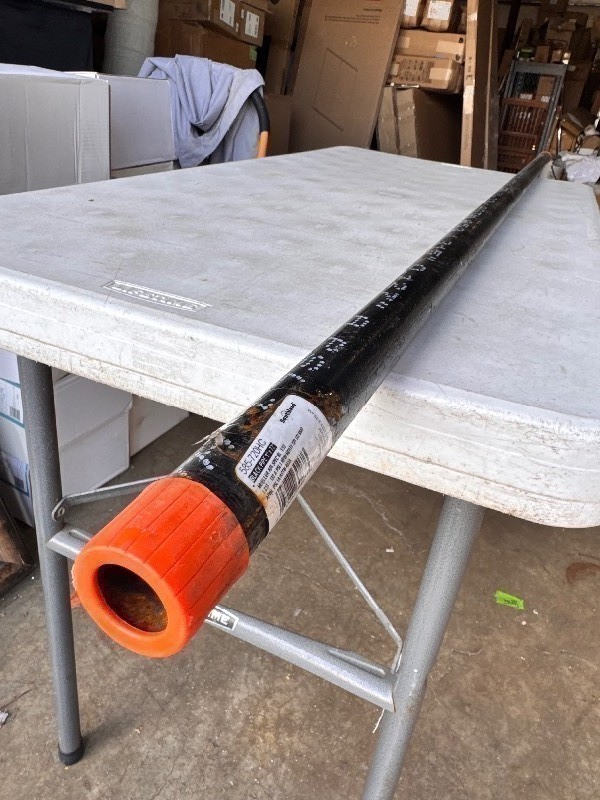 lot 456 image: New Southland 12 in. x 72 in. Black Steel Schedule Mueller 40 Pipe